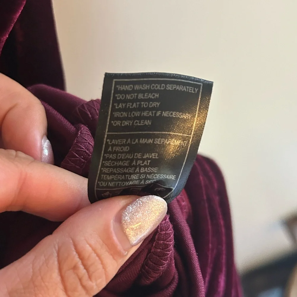 NWT cupcakes & cashmere Velvet Jumpsuit - Picture 6 of 11